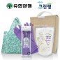 친환경스위트홈세트73호(유한양행주방세제+크린랩레이스고무장갑+특대형접이식시장가방)