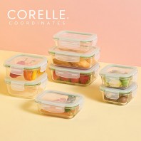 코렐_코디네이츠 브리즈 유리밀폐용기 혼합 8종