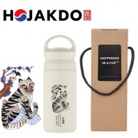 한국전통 K컬쳐 까치와호랑이 호작도 데이오프 텀블러 350ml 선물세트