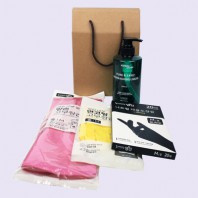 쿤달 주방세제 500ml 니트릴장갑 20매 4종세트
