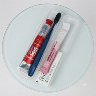 휴대용 양치세트 세미롱헤드 초극세모칫솔 쿨맥스민트 치약 가글 치실 세트