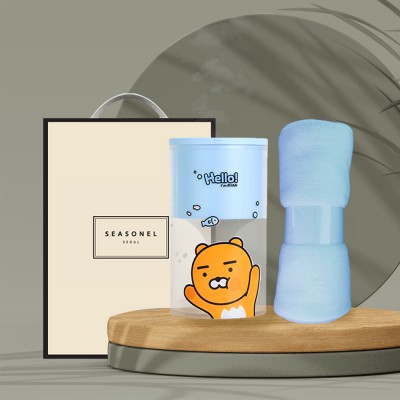 시즈넬 선물세트 카카오 가습기250ml+무릎담요