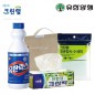 친환경스위트홈세트61호(유한양행 유한락스+크린랩크린백+항균망사수세미)