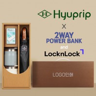협립 3단 70 암막고밀도 완전자동우산 +배터리+락앤락 메트로머그2P-세트