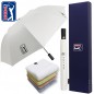 PGA 2단자동 암막 우양산+180g모달사타올세트