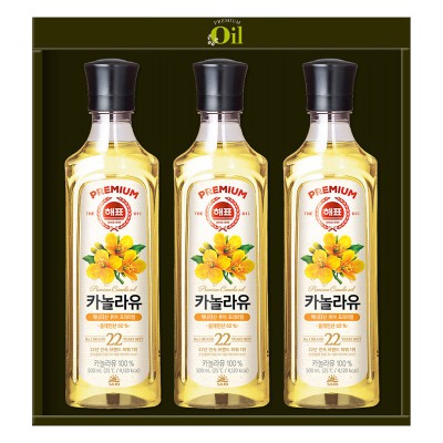 해표 프리미엄 오일 3p(상/하판) 선물세트