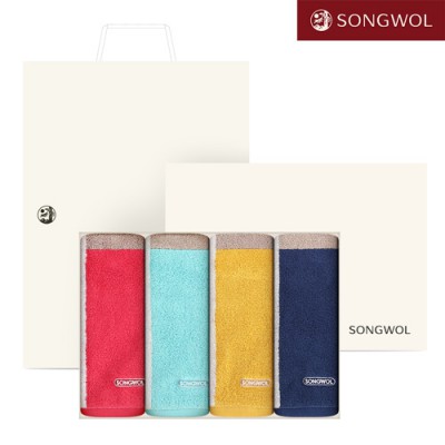 [송월타올] 송월 컬러웨이40 180g 4P 세트