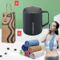 스타벅스 스탠머그컵 473ml+기능성 타월+종이 쇼핑백 선물세트