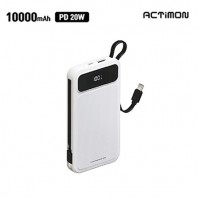 엑티몬 LCD PD20W 듀얼 일체형 보조배터리 10000mAh