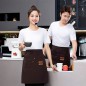 주방 허리앞치마 심플 바리스타 방수 미니앞치마 Y2529