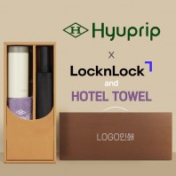 협립 3단60 슈퍼TEN(10K) 포뮬러타이어 고밀도 완전자동우산산 +락앤락 테이블머그+협립호텔코마170타월-세트