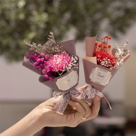 제이엘 안개꽃 카네이션 비누꽃