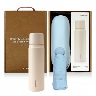 레스쁘리 고급 세트 III (마카롱 우산+보온병(락앤락 마망컵 505ml))