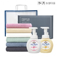 송월타올+아이깨끗해 핸드워시 선물세트