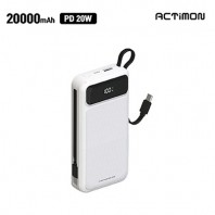 엑티몬 LCD PD20W 듀얼 일체형 보조배터리 20000mAh