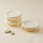 [락앤락] 바로한끼 밥용기 250ml 3P세트 화이트