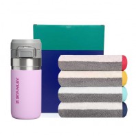 스탠리 퀵 플립 고 보틀 473ml  + 송월고급수건1P세트