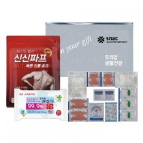 신신 구급함 구급키트 1호 (신신파스1팩,구급밴드세트고급형,새니타이저대형2매 3종세트)