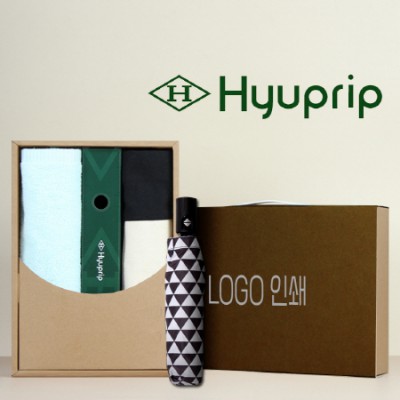 코마클럽세면타월+협립3단미니스타앵글완전자동우양산+협립 투톤에코백 세트
