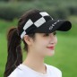 로페리아 여성 스포츠 체크무늬 썬캡(0220124)