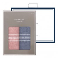 송월 AB 인디 120g 세면타월 2매세트