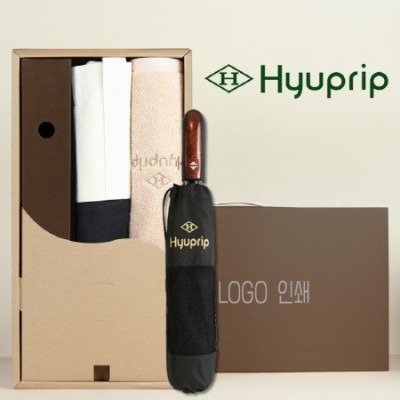 협립40수호텔코마180타월+협립 3단70 완전자동 우산+협립 투톤에코백 세트