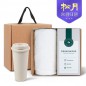 송월타올 리빙 기프트세트 14 헤비무지 타올 190g * 1P + 커피텀블러 630ml 1P