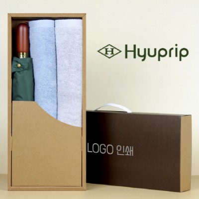 협립 3단60 슈퍼 엔티크 초고밀도 완전자동 우양산 +코마40수180호텔타월 2P-세트