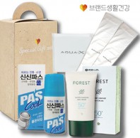 쿨아이스세트  브생건130호(신신제약 롤온 쿨연고+유한킴벌리 에센스선크림+아쿠아쿨토시)