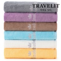 트래블잇 크라운 코마40수 160g 국내생산 항균타올 1P/2P/3P/4P/5P