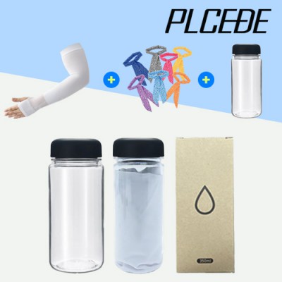 플씨드 에어 브릭 손 쿨토시 + 물방울 쿨스카프 + 보틀350ml 3종 세트