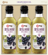 백설 포도씨유 3호 선물세트