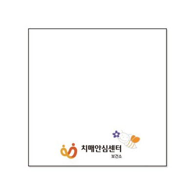점착메모지 메모형 75x75 (칼라인쇄)