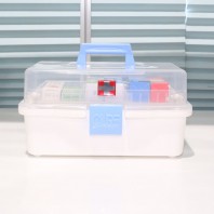 큐어메디 스페셜2호 구급함+19종구급용품 가정용 휴대용 약통 구급상자 약통케이스 약보관함 응급키트