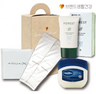 쿨아이스세트 브생건142호(아쿠아쿨토시+유한킴벌리 에센스 선크림+바세린젤리)