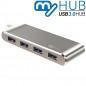 알루미늄 USB3.0 4포트 C타입 허브 UA4-CS