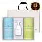 송월 생활공작소 3P 세트 (스윗하트 하니 타올 2매 + 핸드워시 250ml 1개)