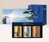 명품광천김 3캔 선물세트