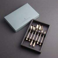 허니 골드 롱티스푼 콤비 6P