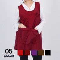 여자 여성 포켓 데일리 라이트 원피스 앞치마