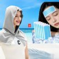 냉각 후드 쿨타올 쿨 스카프+아이스 쿨패치
