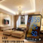 LED 스탠드 온도 표시 디지털 시계a87
