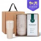 송월타올 리빙 기프트세트 17 호텔컬렉션 클래식40 타올 1P + 커피텀블러709ml 1P