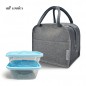 (뉴런치포켓보냉백+밀폐용기2P) SET