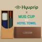 협립 3단70엔티크 고밀도 완전자동우산 +코마40수200호텔타월+로하스머그컵-세트