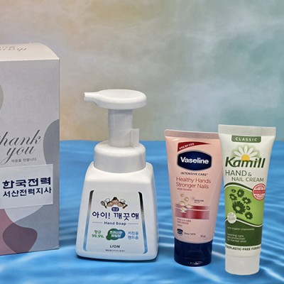 바세린 로션 or 카밀 핸드크림+ 키친 아이깨끗해 선물세트
