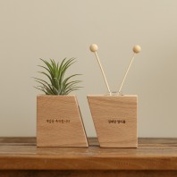 원목 각인 화분디퓨저 100ml (B+C타입)