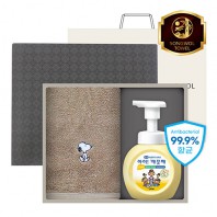 [송월] 스누피 리버 세면1+핸드워시1 2P세트