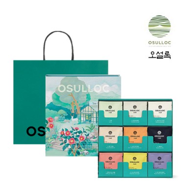 [오설록] 차의 정원 9종*3입, 총27입 (쇼핑백 포함)