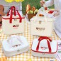 263 곰돌이 소풍가방 피크닉 도시락 보온 보냉 가방 런치백